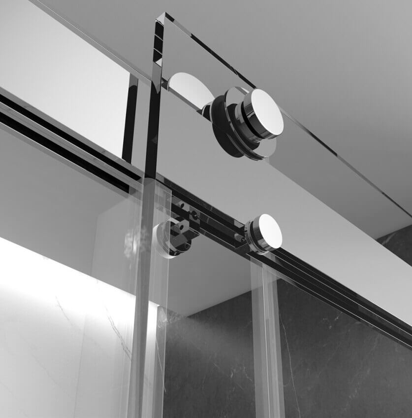 Gracie Frameless Soft-close Double Sliding Door - Image 3